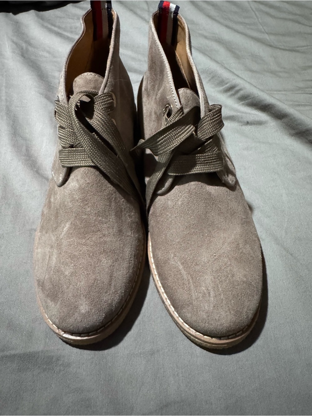 Tommy Hilfiger Taupe Suede Chukka Boots